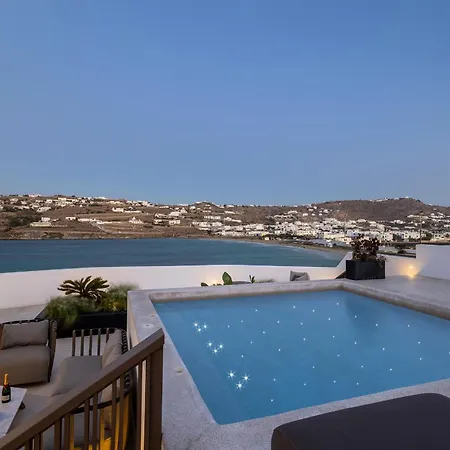 Отель Aeonic And Mykonos Town